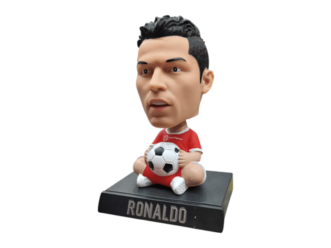 Ronaldo Bobblehead with Soccer Ball | Perfect Gift for Football Fans