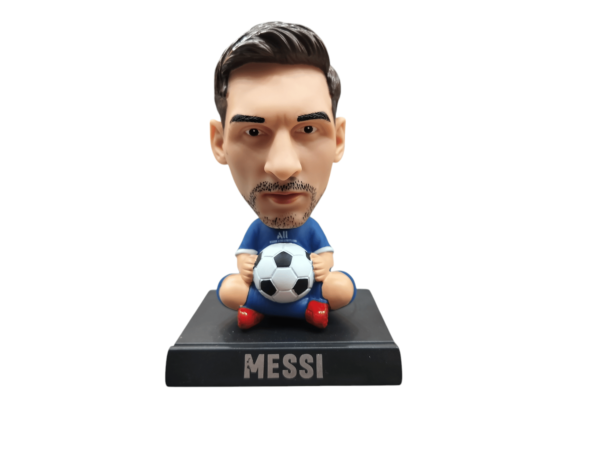 Messi Bobblehead with Soccer Ball | Iconic Gift for Football Fans