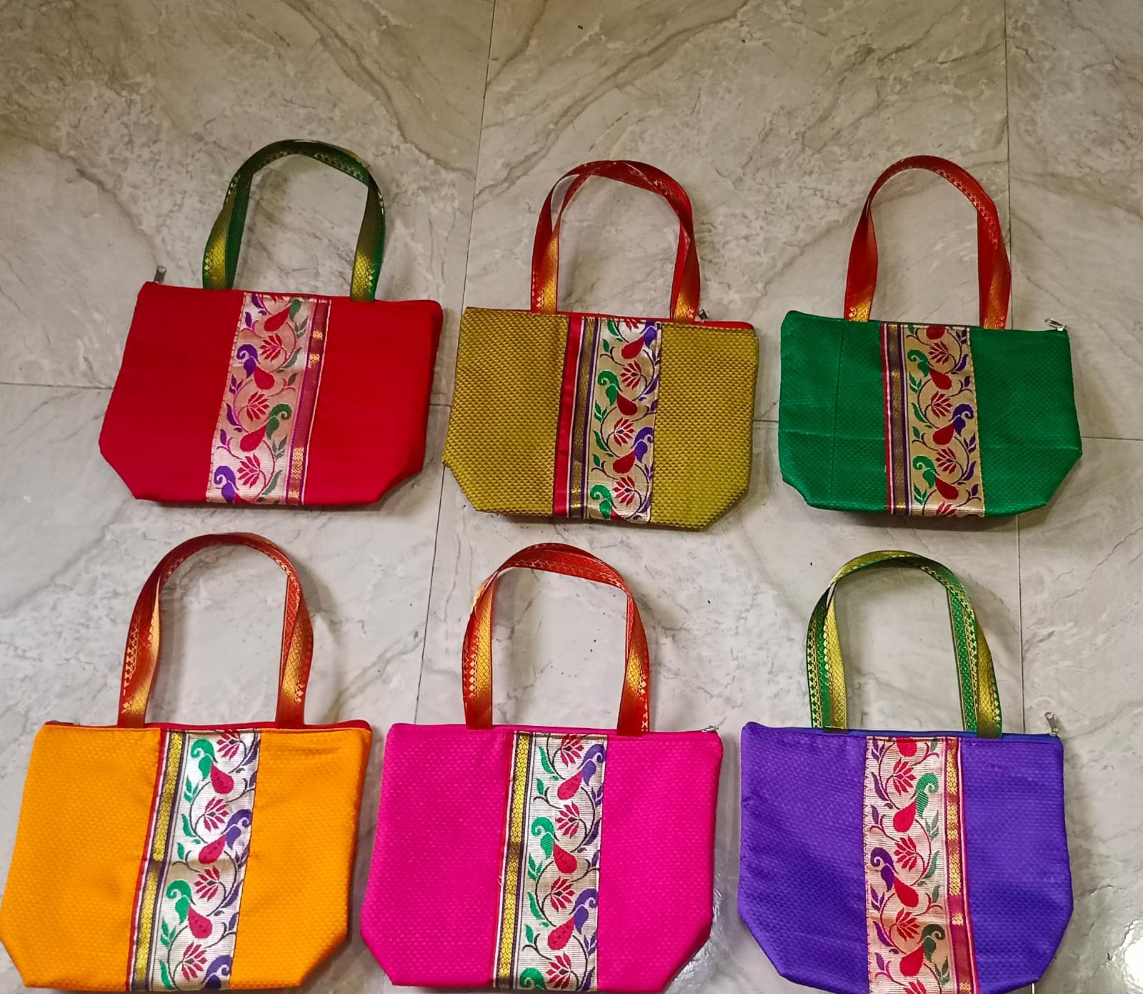 Customizable Decorative Khan Bag with Traditional Patterns