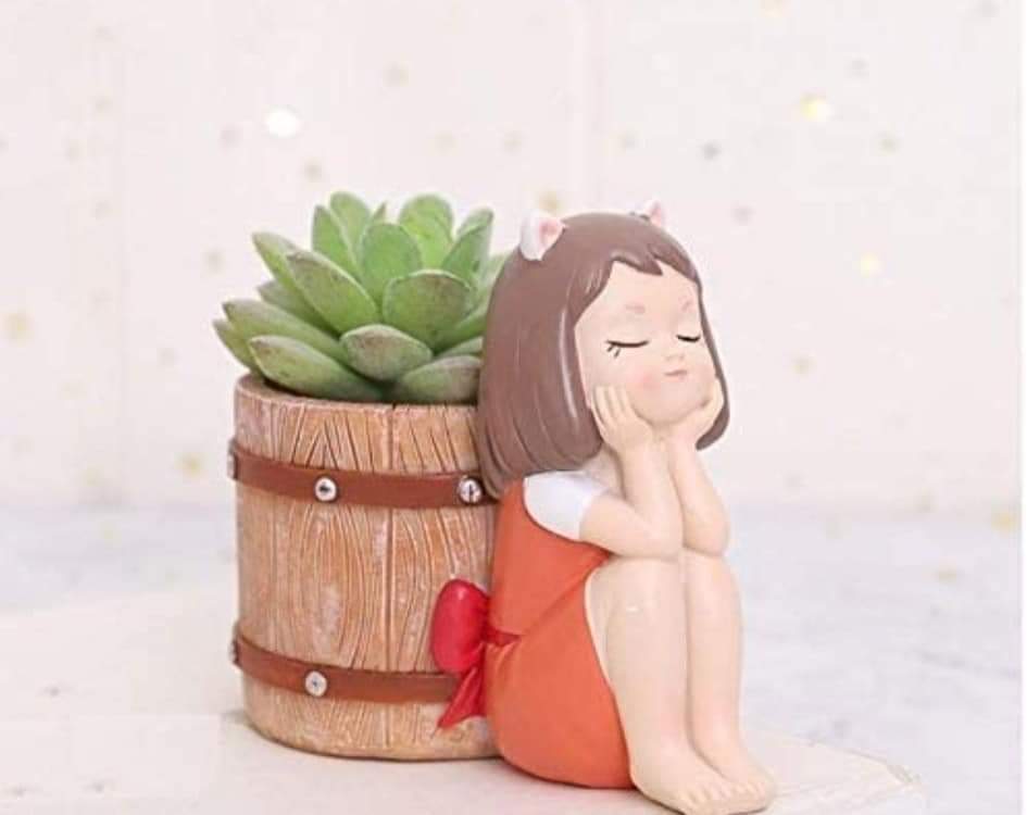 Elegant Girl Planter – A Delightful Addition to Your Green Space