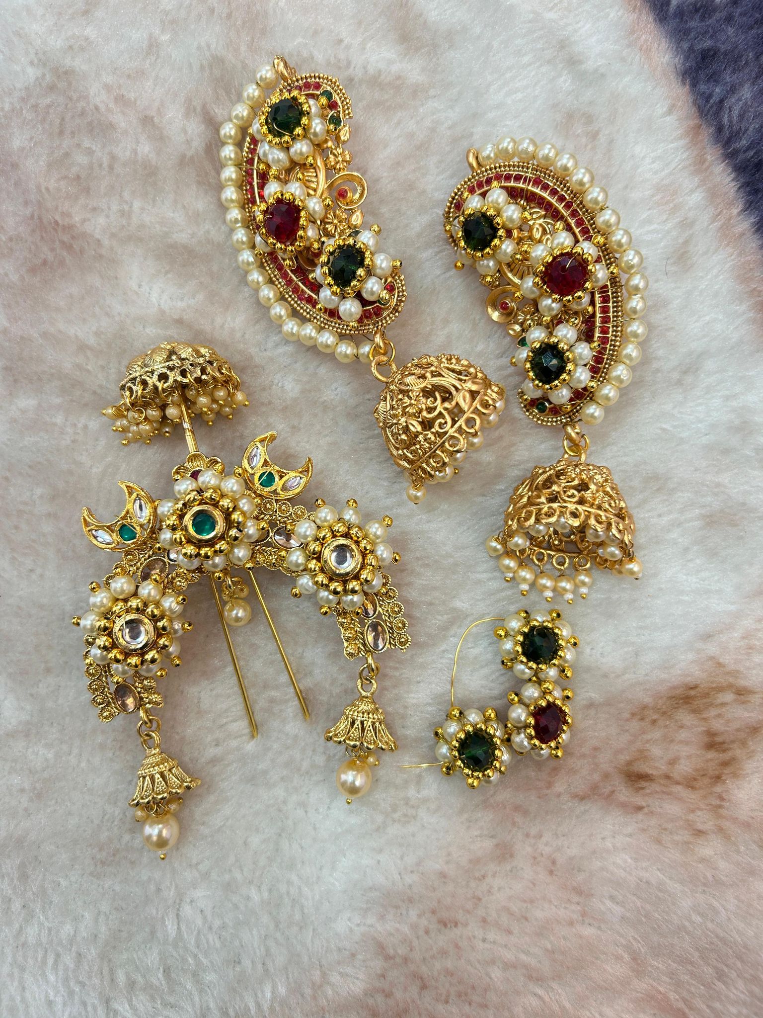 Traditional Maharashtrian Bridal Jewelry Set Combo