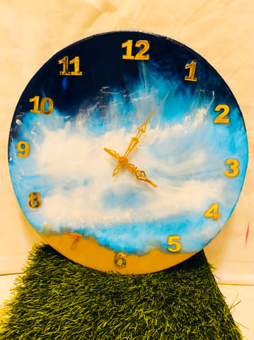 Resin wall clock